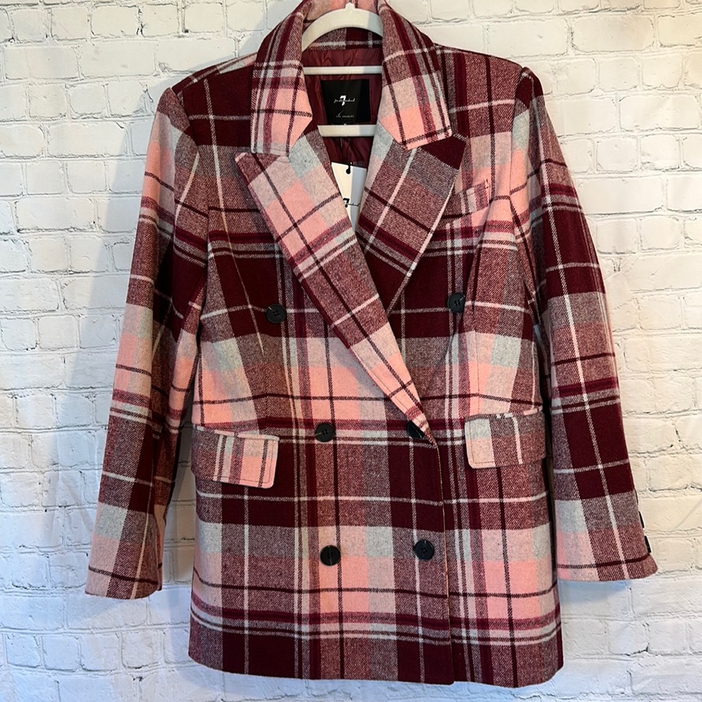 Nwt 7 for all mankind gorgeous lined jacket!
